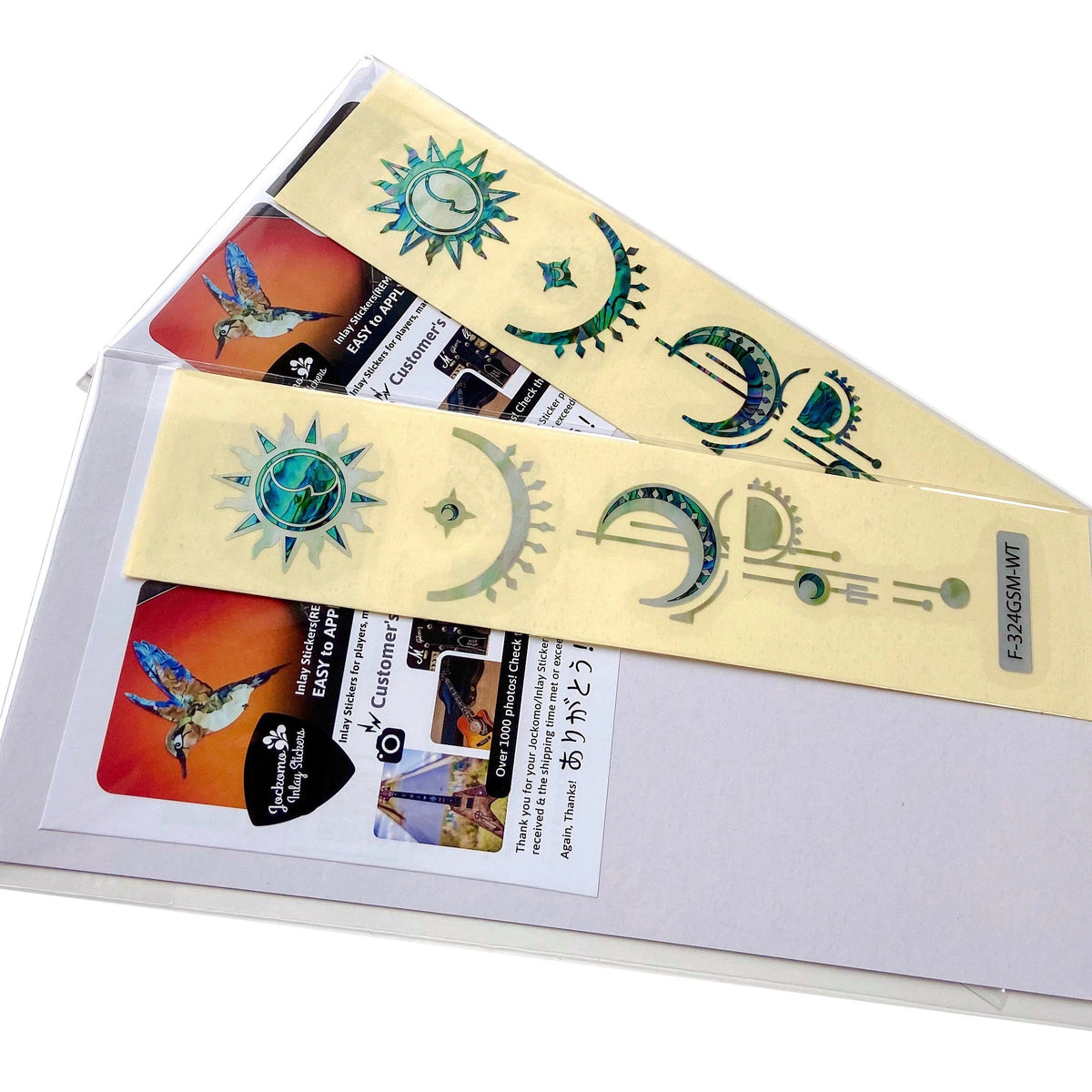 Geometric Sun & Moon - Inlay Stickers Jockomo