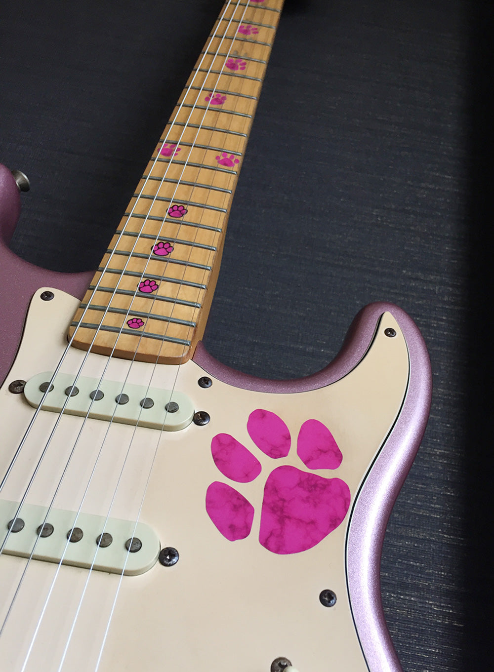 Animal Foot Prints - Fret Markers for Guitars & Bass - Inlay Stickers Jockomo