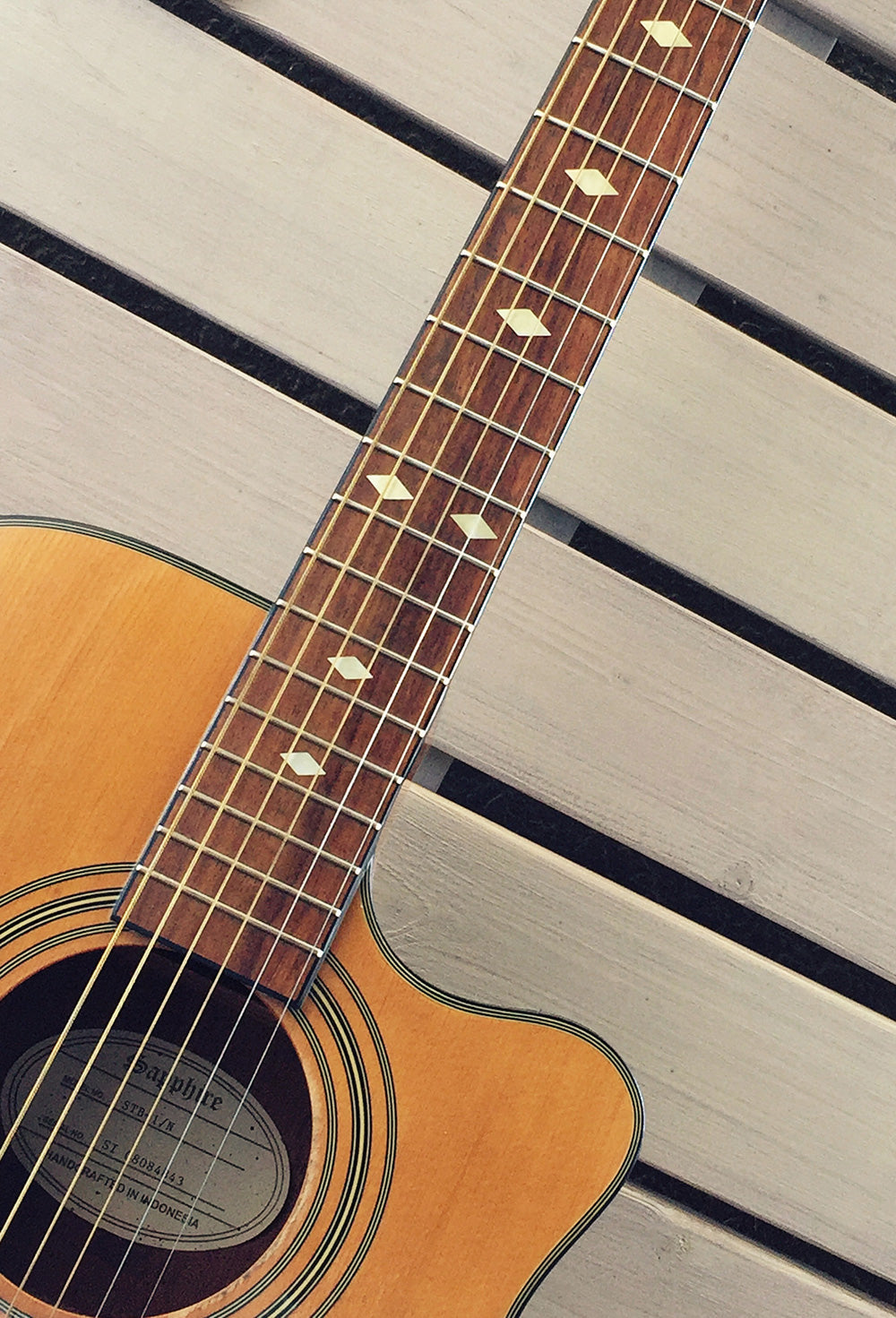 Traditional Diamonds - Fret Markers for Guitars, Bass & Ukuleles - Inlay Stickers Jockomo